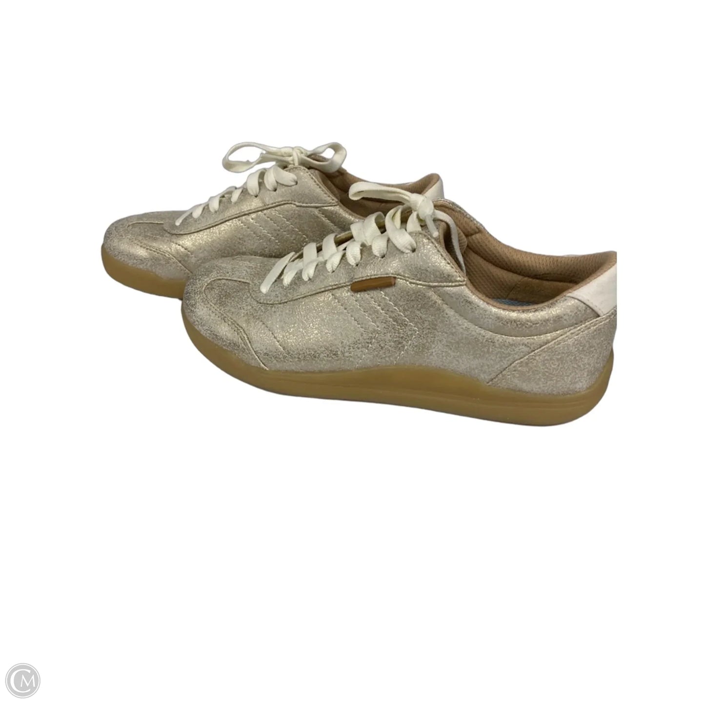 Shoes Sneakers By Dr Scholls In Gold, Size: 6