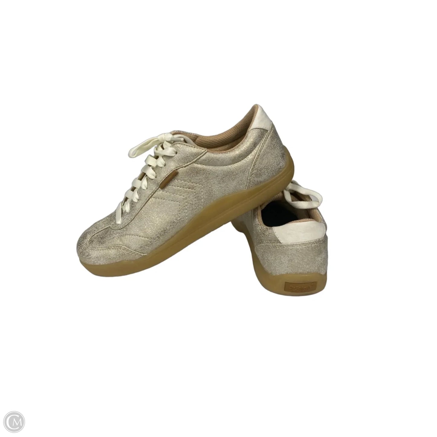 Shoes Sneakers By Dr Scholls In Gold, Size: 6