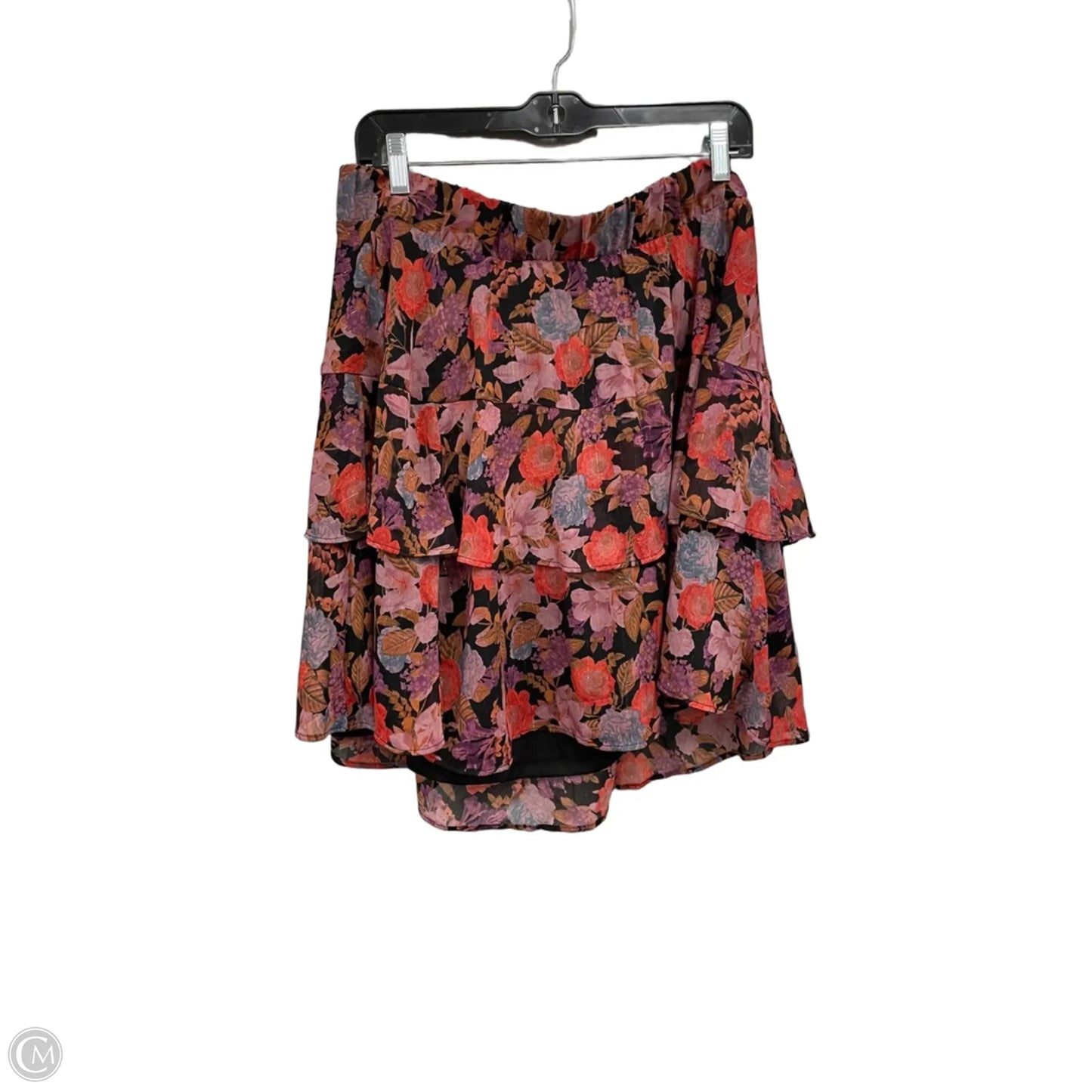 Skirt Mini & Short By Torrid In Black & Orange, Size: 2x