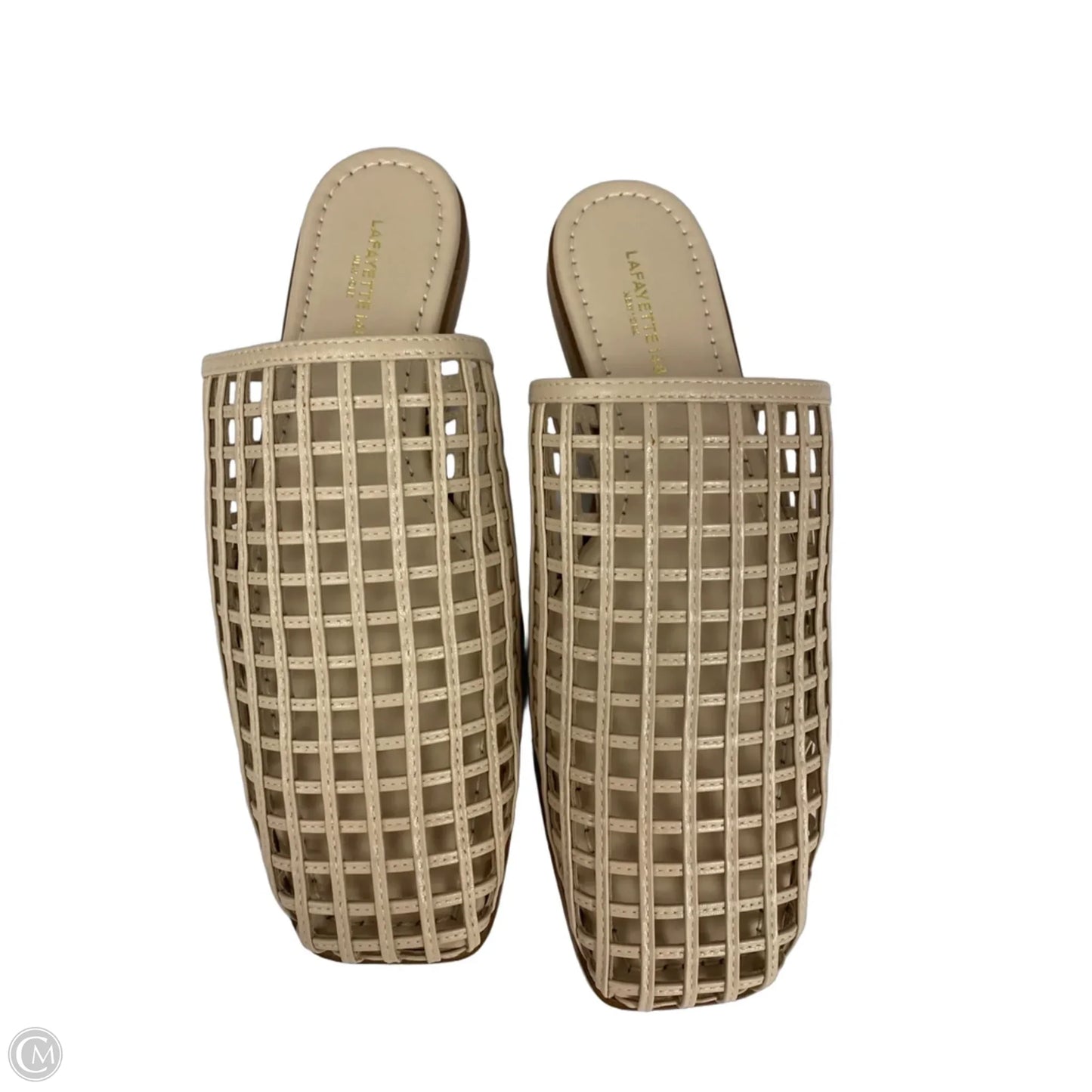 Shoes Designer By Lafayette 148 In Tan, Size: 7