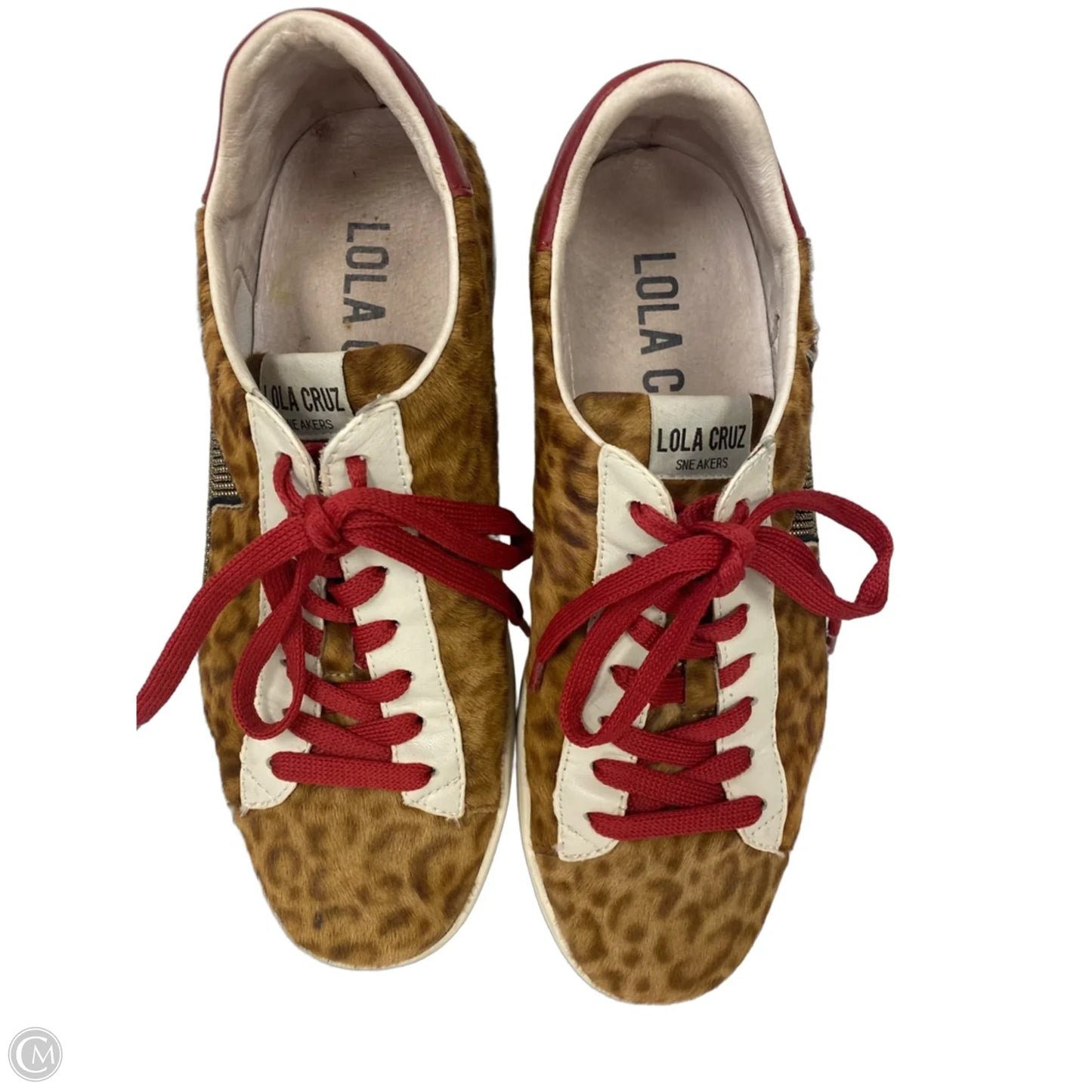 Shoes Sneakers By Cmb In Red & Tan, Size: 8.5