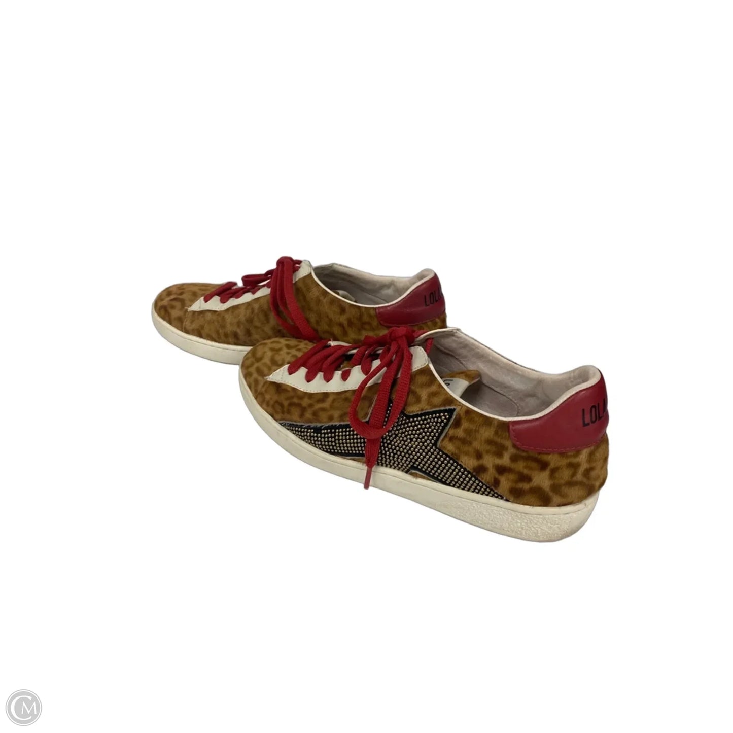 Shoes Sneakers By Cmb In Red & Tan, Size: 8.5
