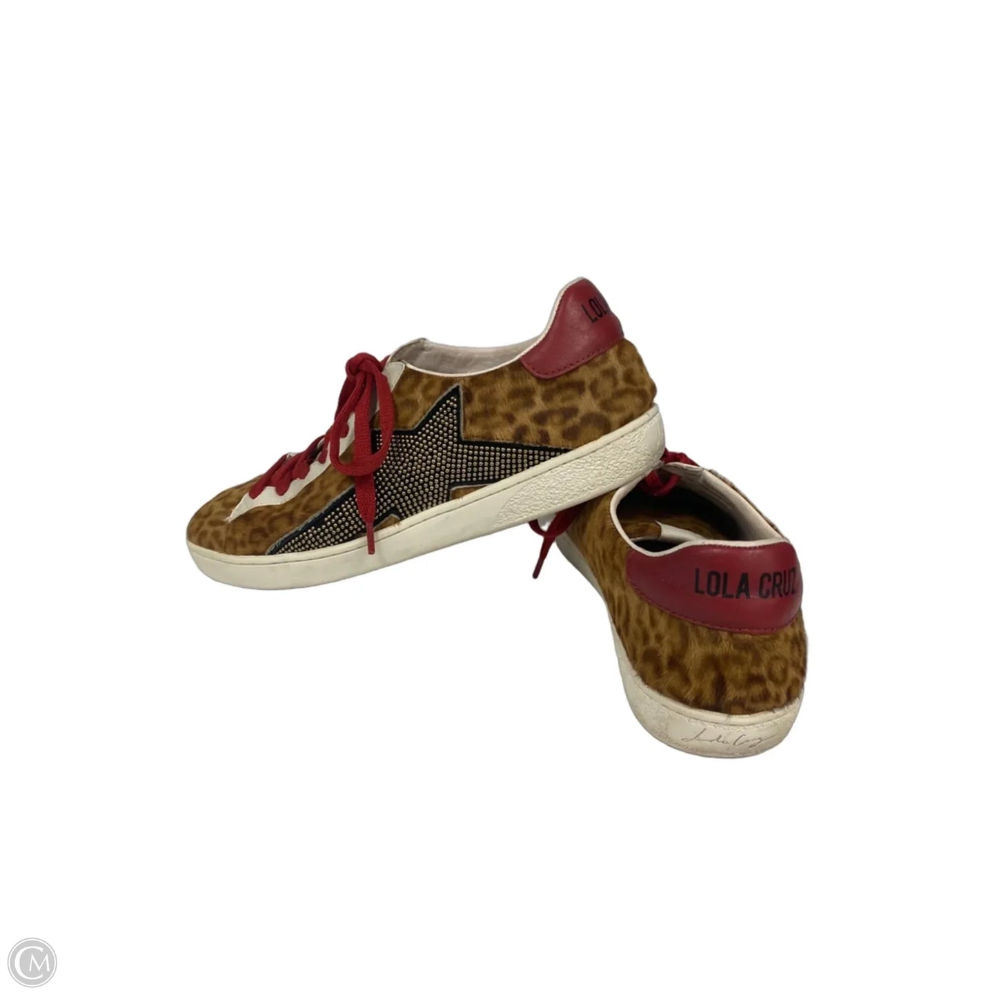 Shoes Sneakers By Cmb In Red & Tan, Size: 8.5