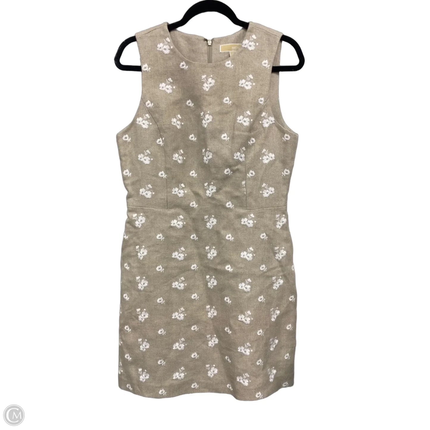 Dress Casual Short By Michael By Michael Kors In Tan & White, Size: 10
