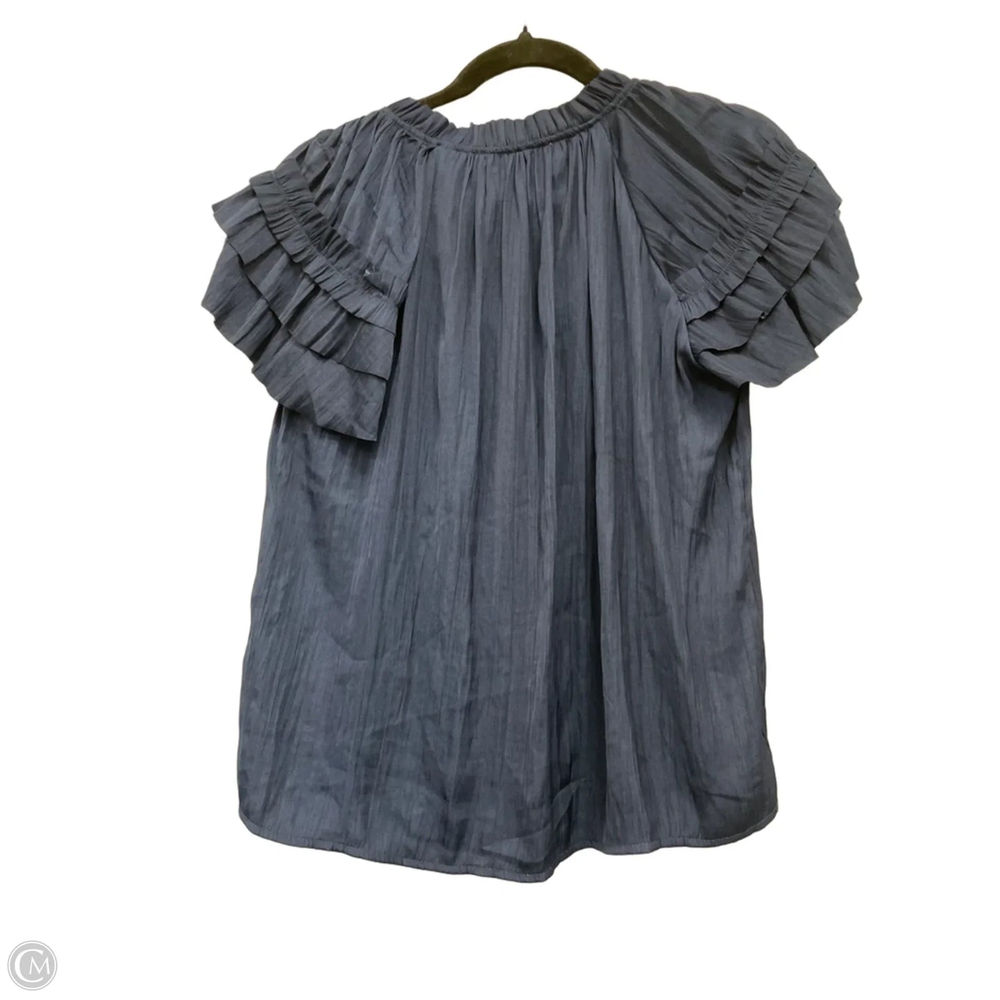 Top Short Sleeve By Catherine Malandrino In Blue, Size: M