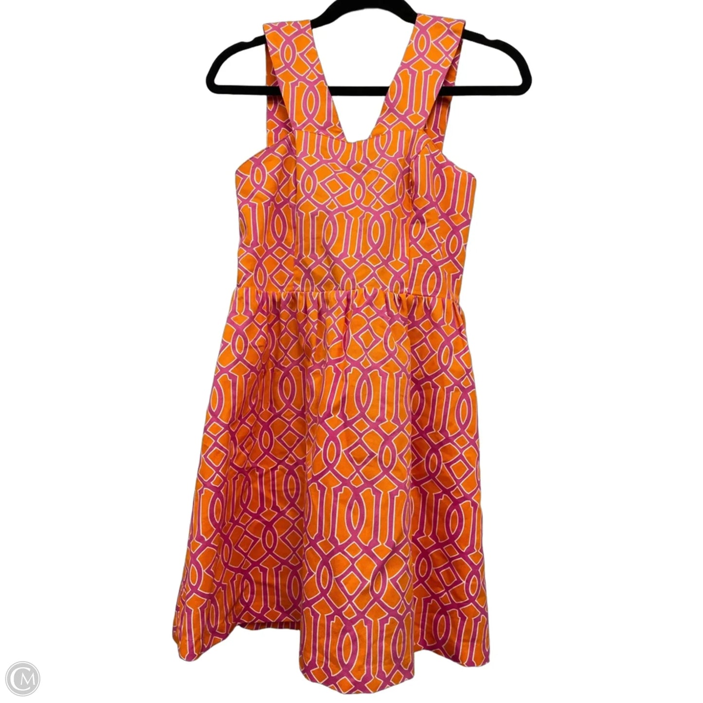 Dress Casual Short By Mudpie In Orange & Pink, Size: Xs