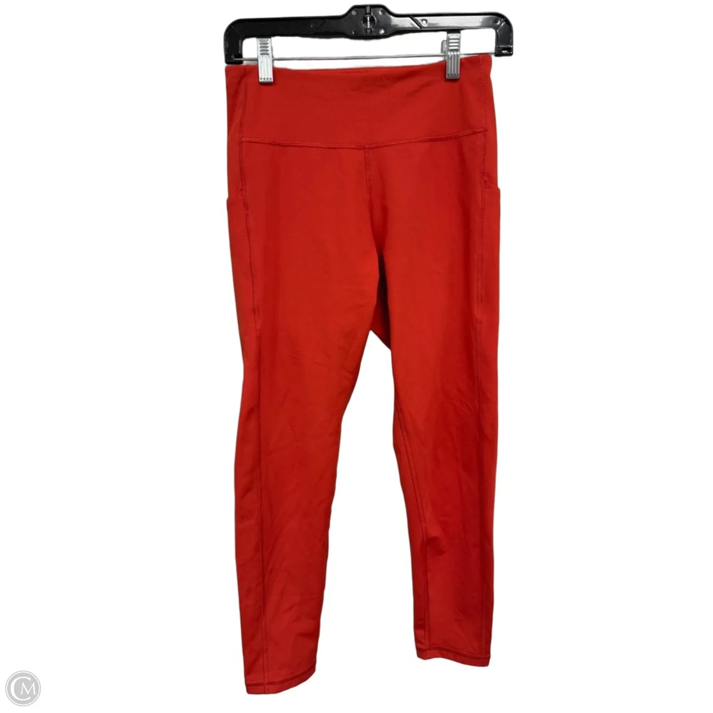 Athletic Leggings By Tek Gear In Orange, Size: M