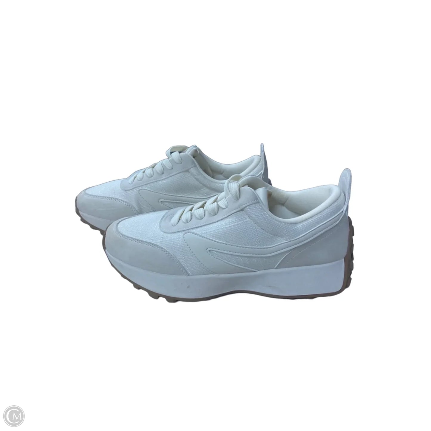 Shoes Athletic By On Cloud In Green & Grey, Size: 9.5