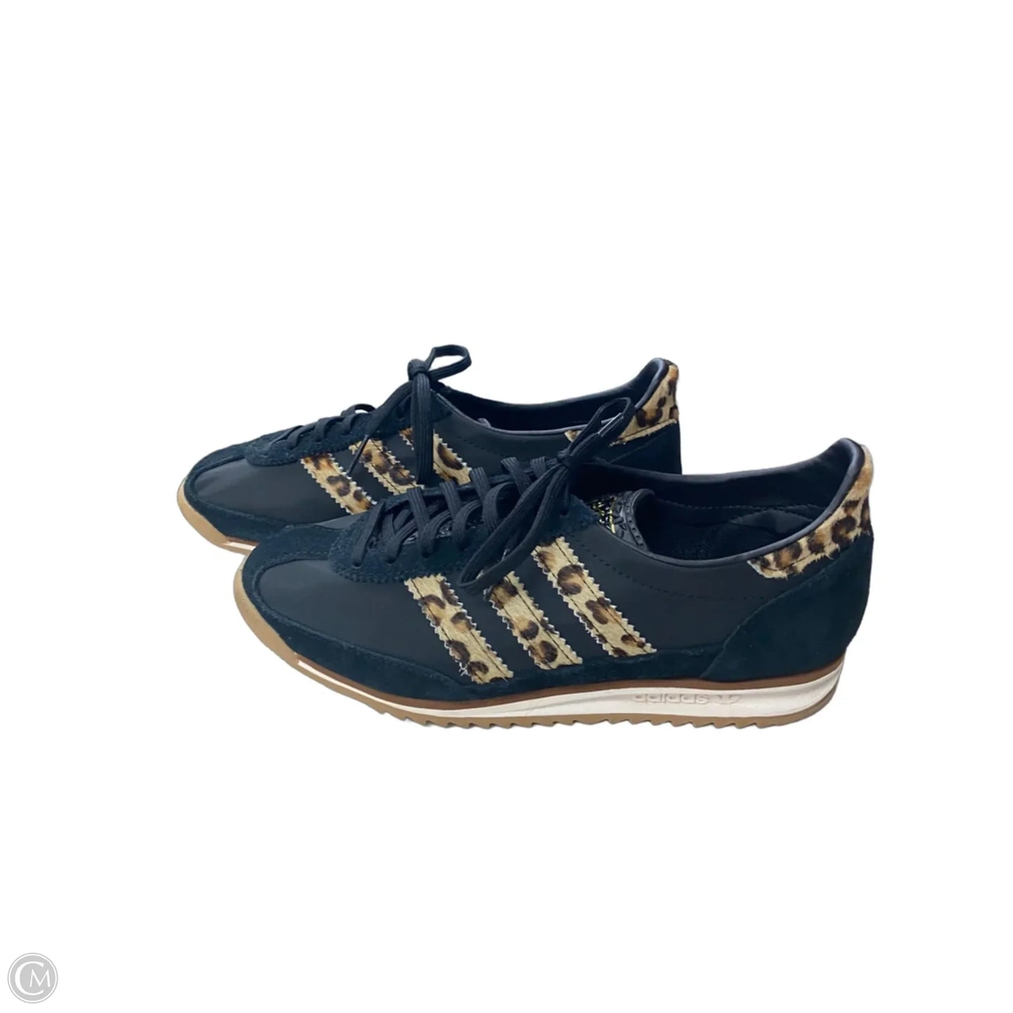 Shoes Sneakers By Adidas In Black & Tan, Size: 7