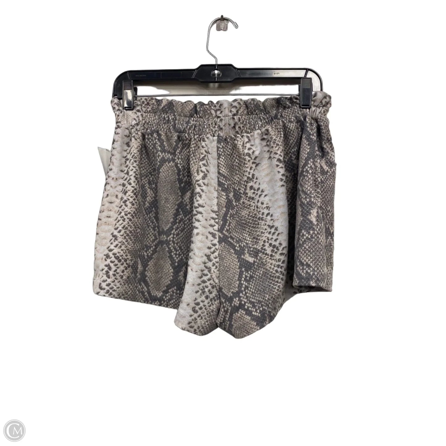 Shorts By Entro In Grey & Tan, Size: L