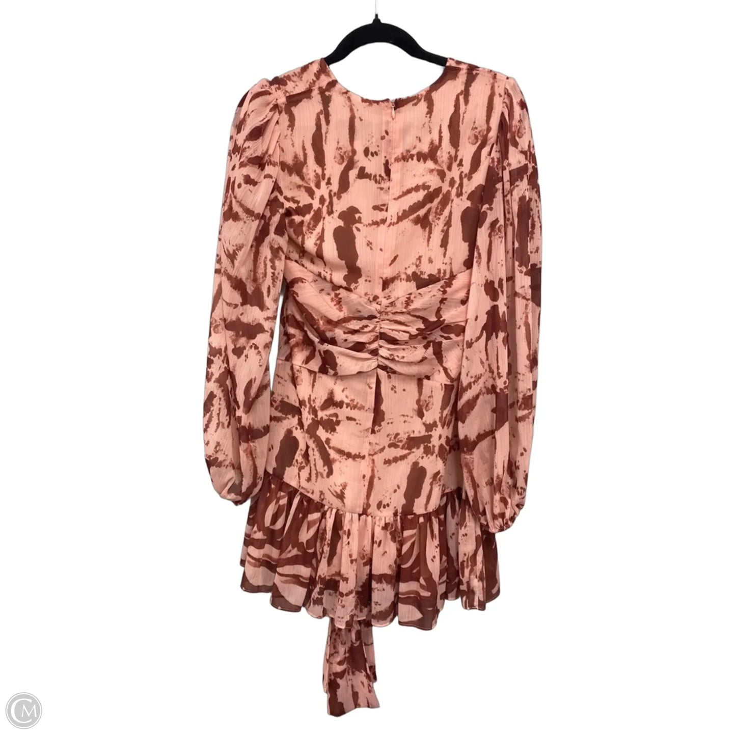 Dress Casual Short By Cma In Brown & Pink, Size: Xs