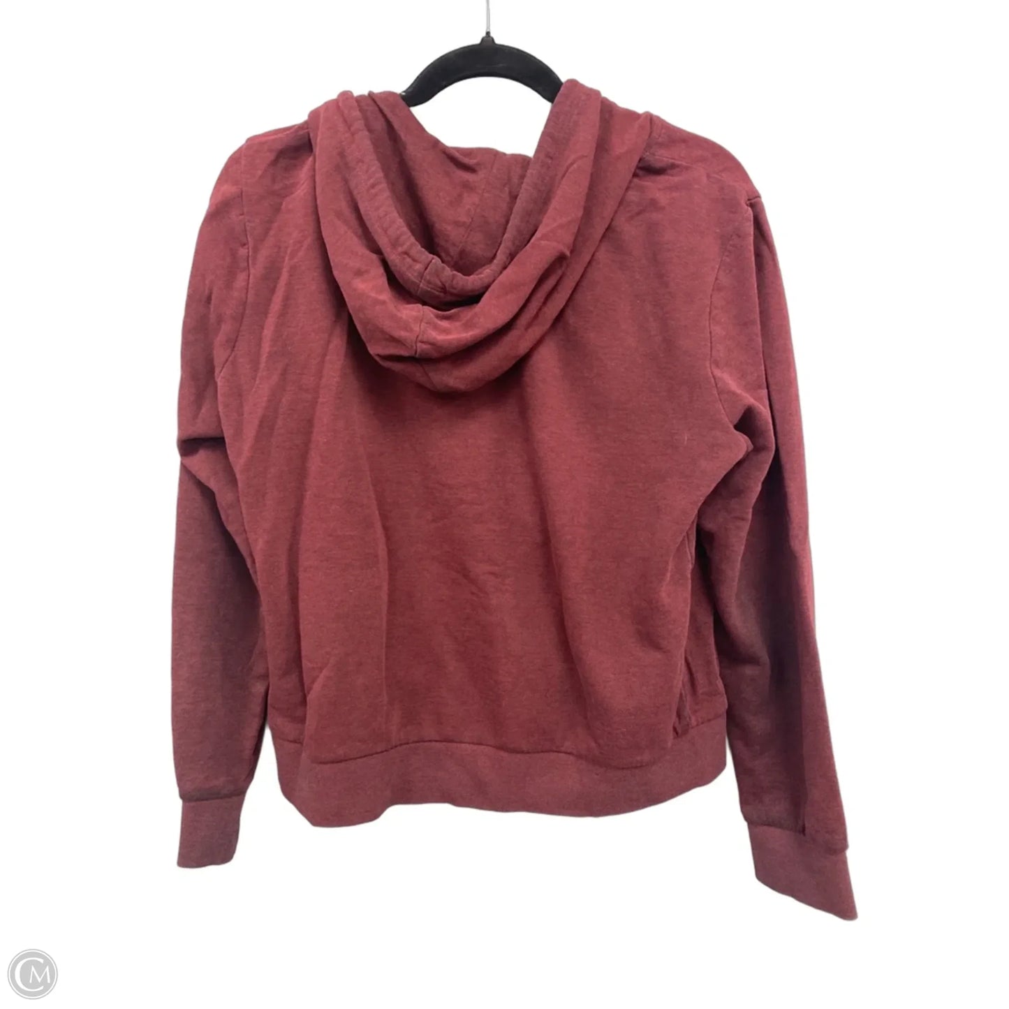 Sweatshirt Hoodie By Divided In Maroon, Size: L
