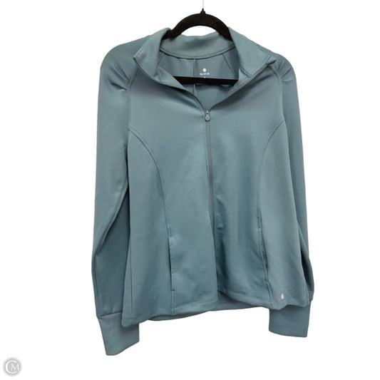 Athletic Jacket By Apana In Teal, Size: M