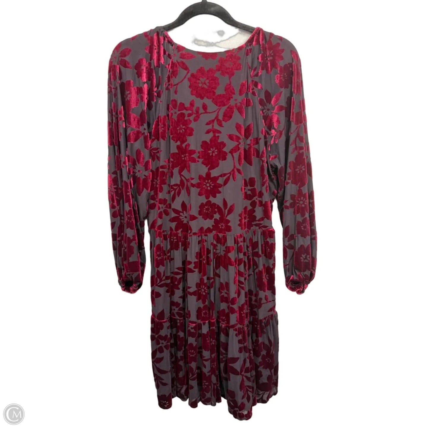 Dress Casual Short By Taylor In Black & Red, Size: 16
