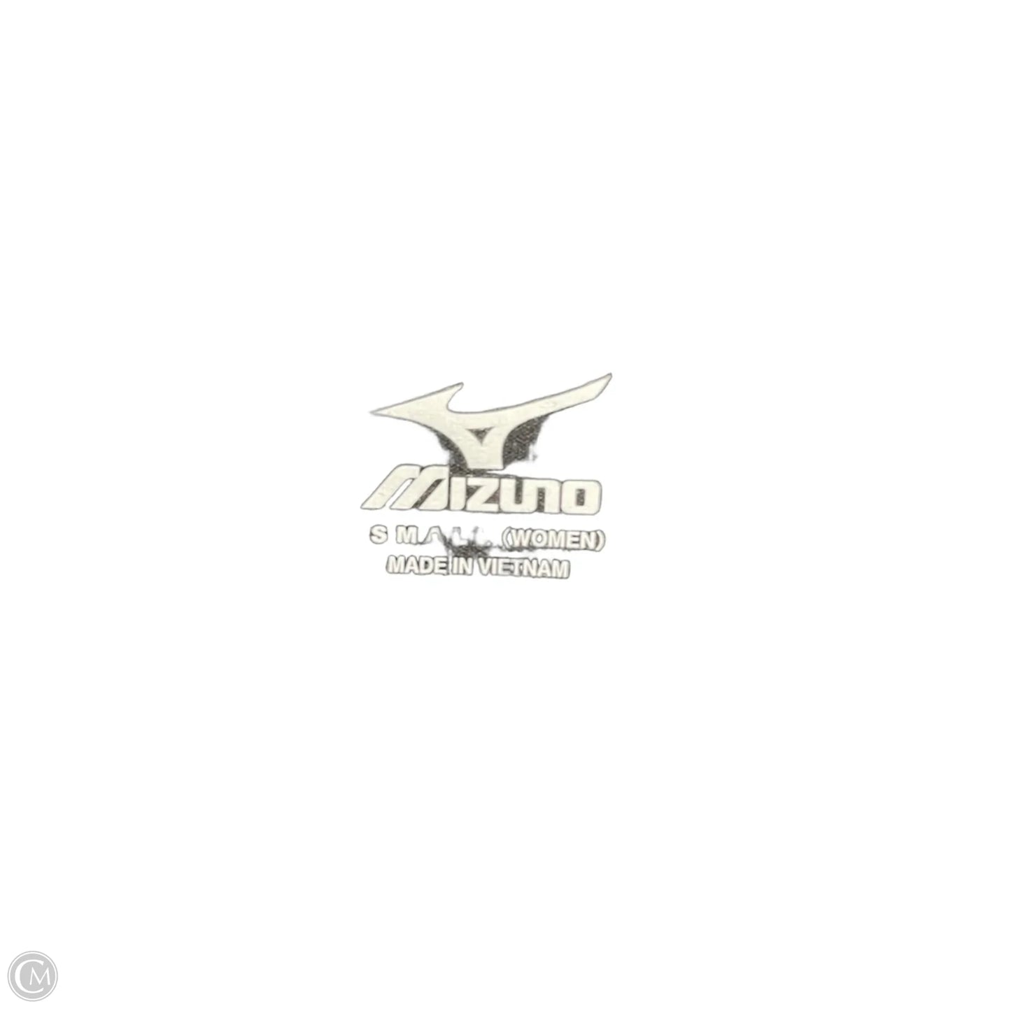 Athletic Top Short Sleeve By Mizuno In Black, Size: S