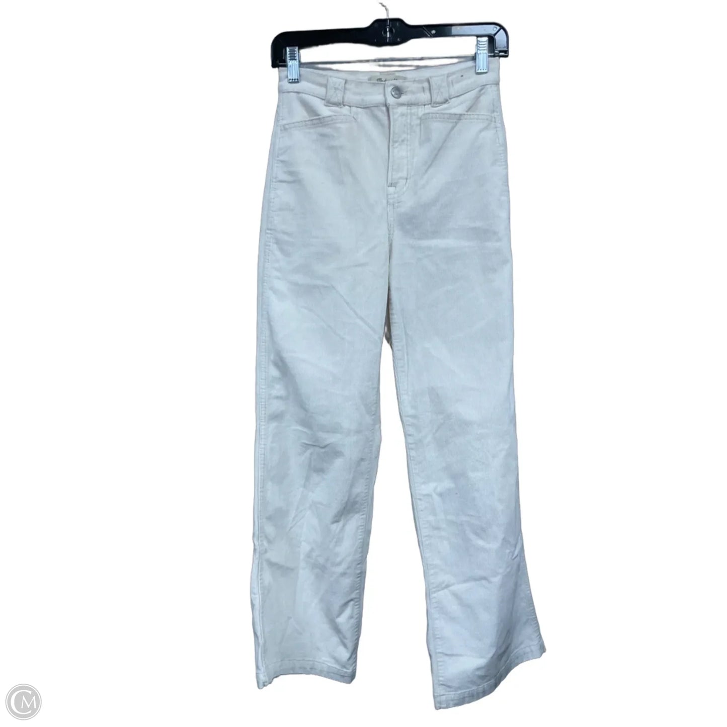 Pants Corduroy By Madewell In Cream, Size: 2