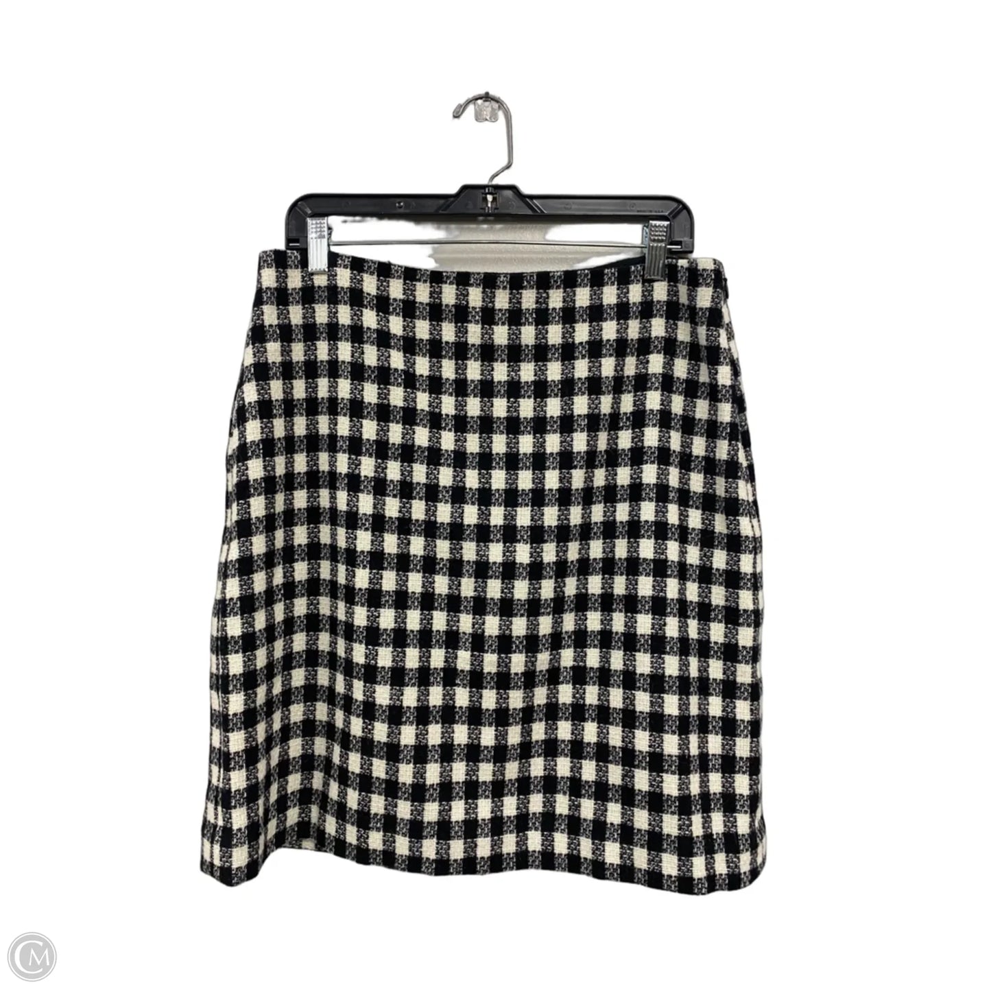 Skirt Mini & Short By Talbots In Black & Cream, Size: 10