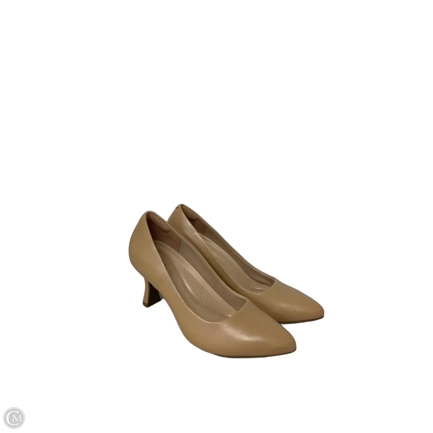Shoes Heels Kitten By Clarks In Tan, Size: 8
