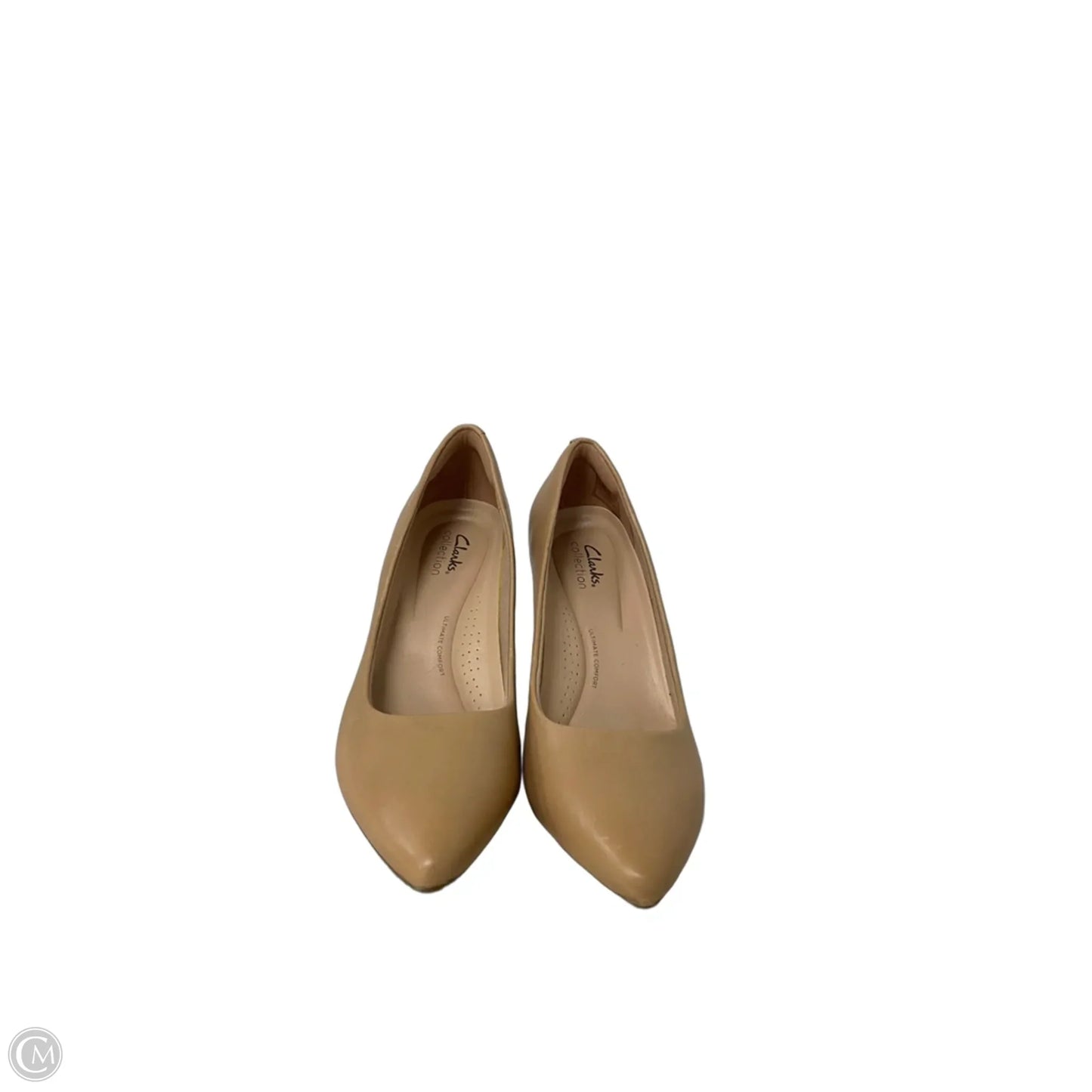 Shoes Heels Kitten By Clarks In Tan, Size: 8