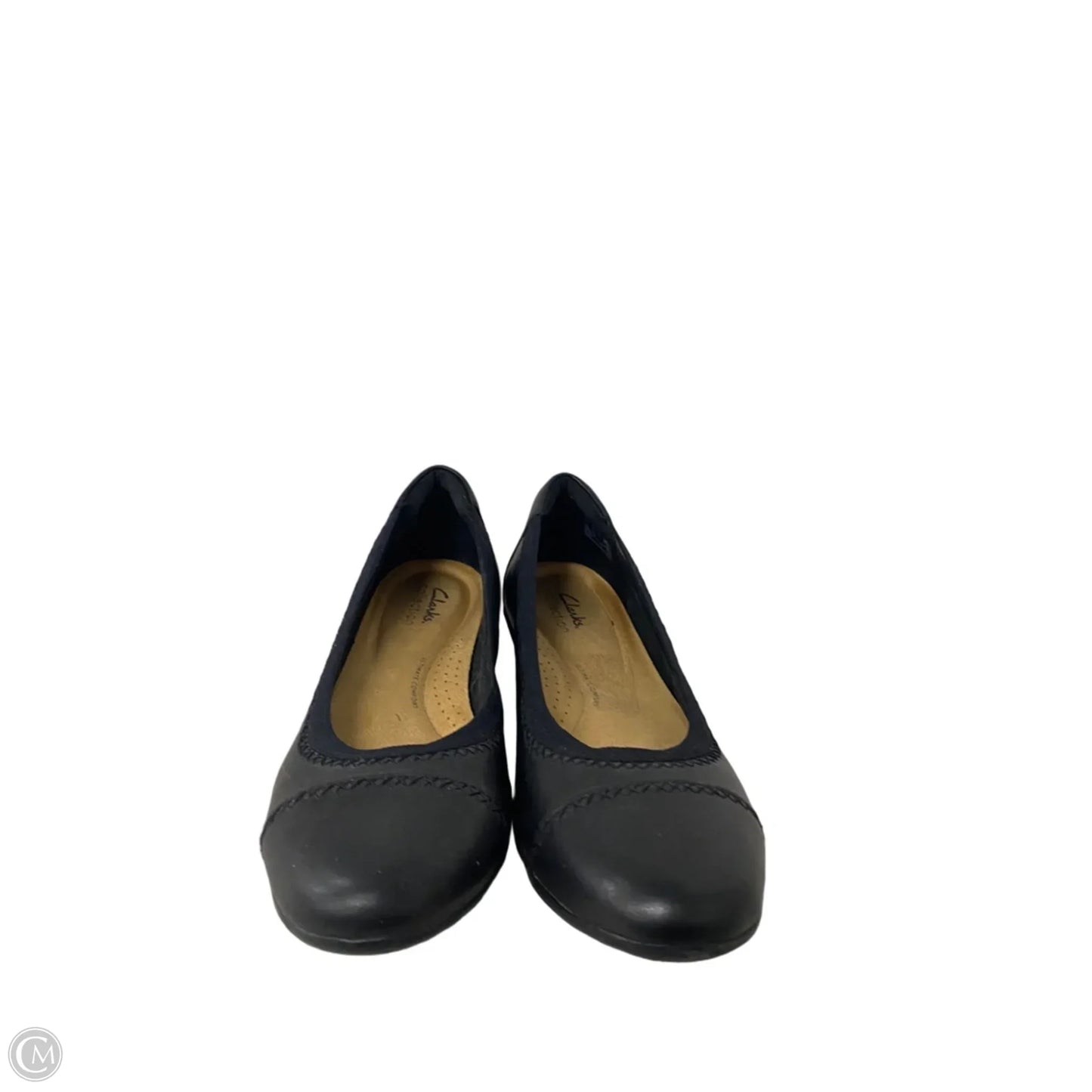 Shoes Flats By Clarks In Black, Size: 8.5