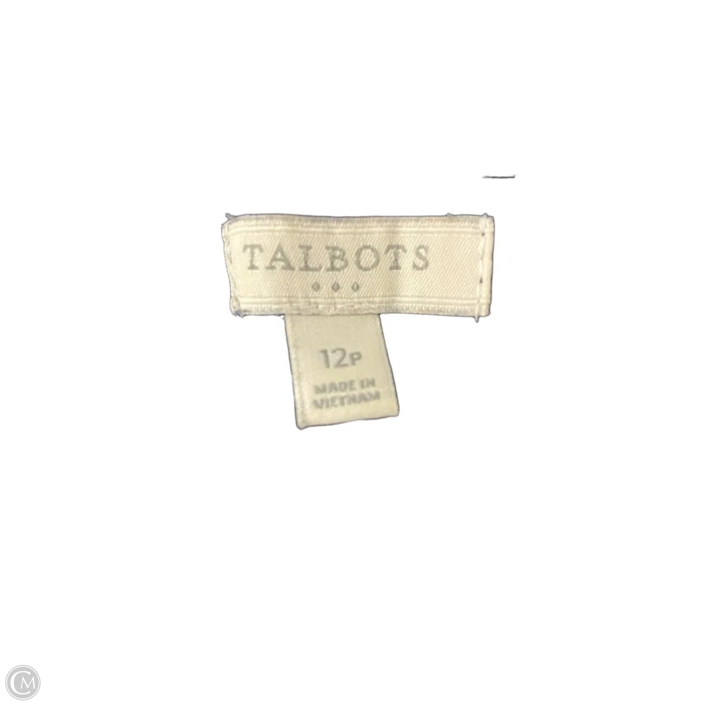 Dress Casual Short By Talbots In Blue & White, Size: 12p
