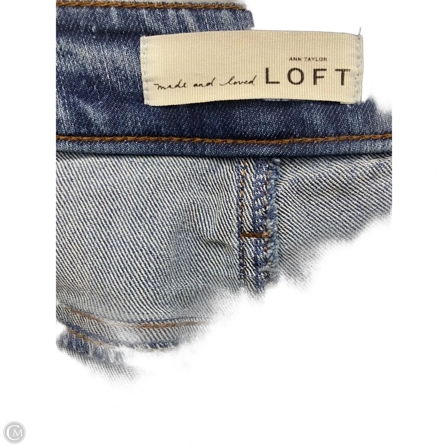 Jeans Wide Leg By Loft In Blue, Size: 6