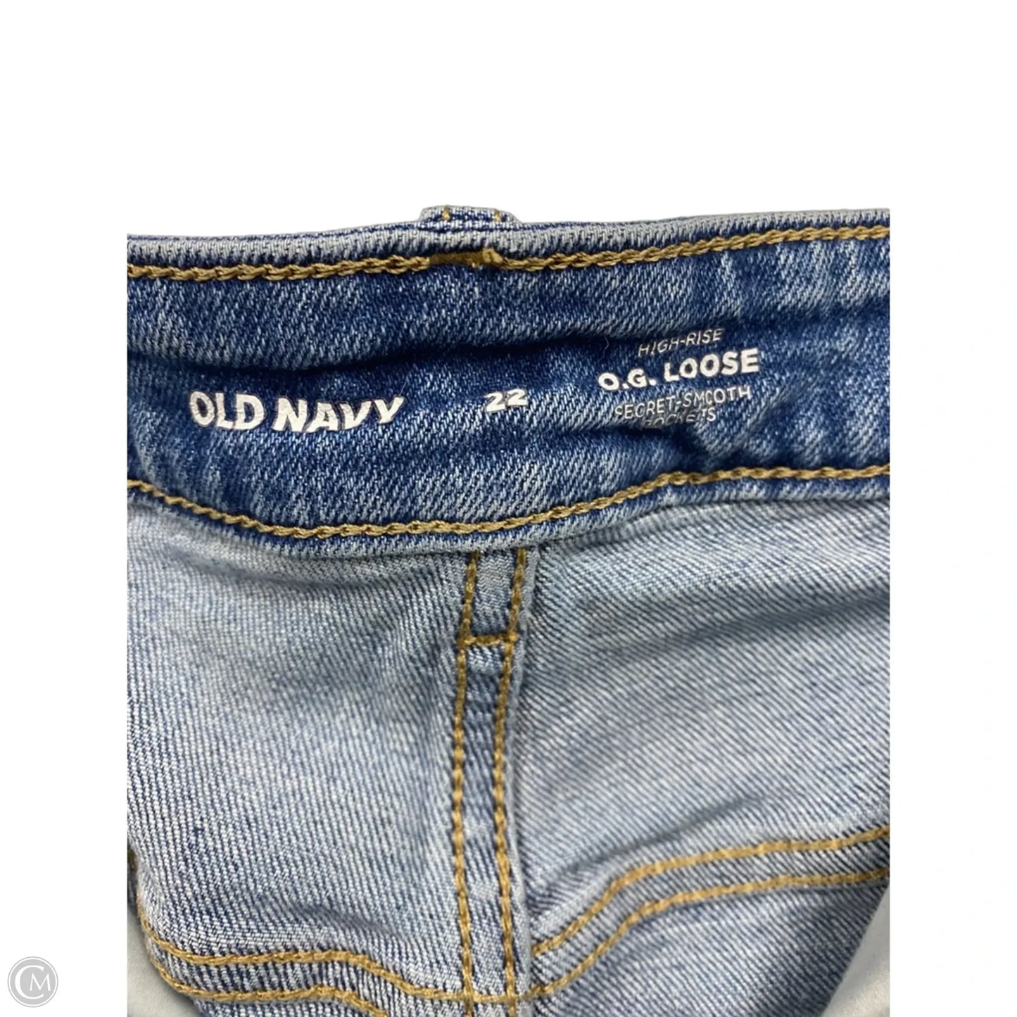 Jeans Wide Leg By Old Navy In Blue, Size: 22