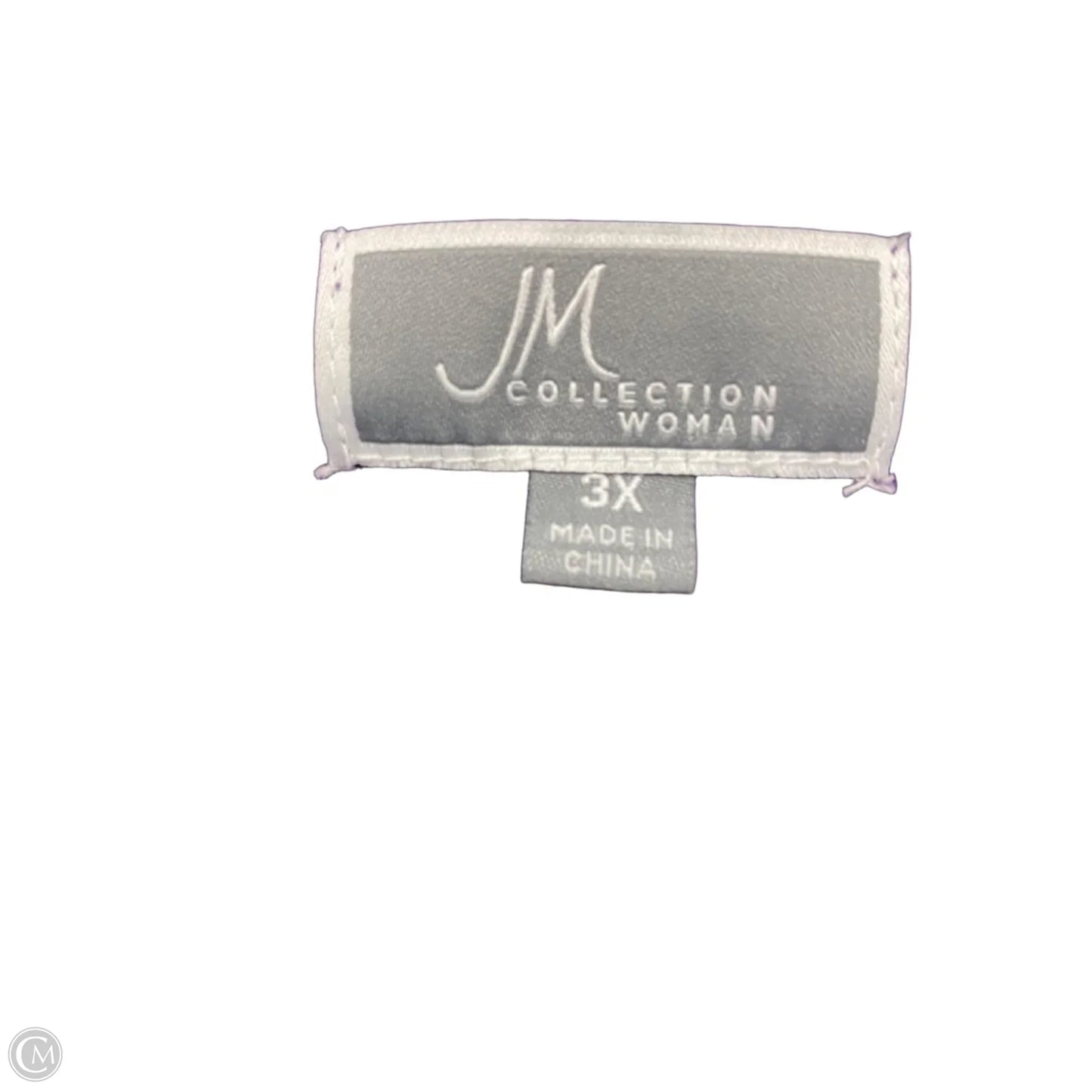 Sweater By Jm Collections In Purple, Size: 3x