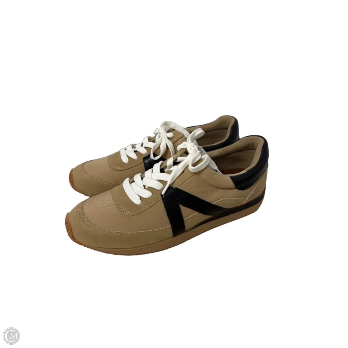 Shoes Sneakers By Loft In Black & Tan, Size: 8.5
