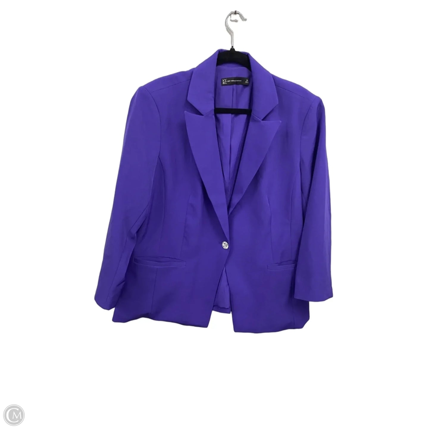 Blazer By New York And Co In Purple, Size: Xl