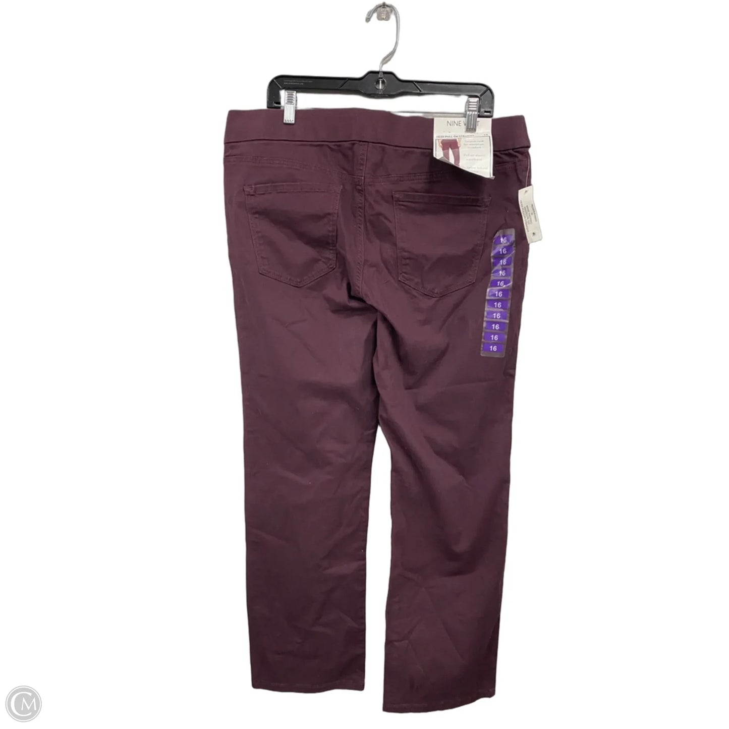 Pants Other By Nine West In Maroon, Size: 16