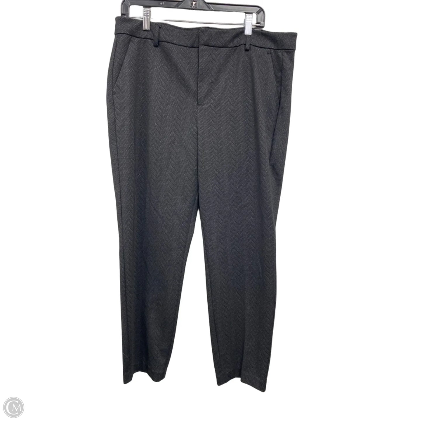 Pants Dress By Liverpool In Black & Grey, Size: 16