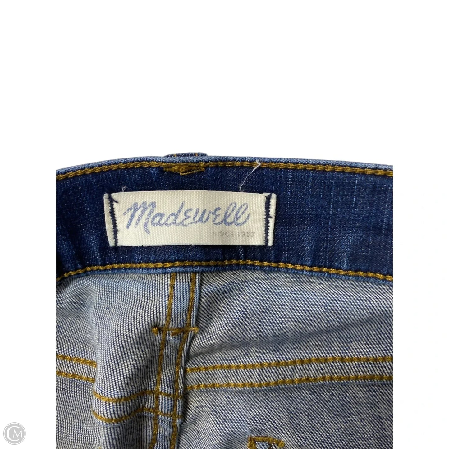 Jeans Straight By Madewell In Blue, Size: 0