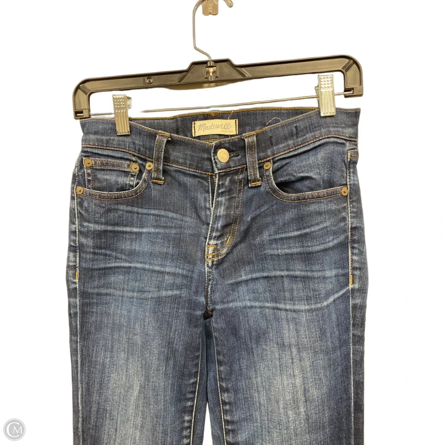 Jeans Straight By Madewell In Blue, Size: 0