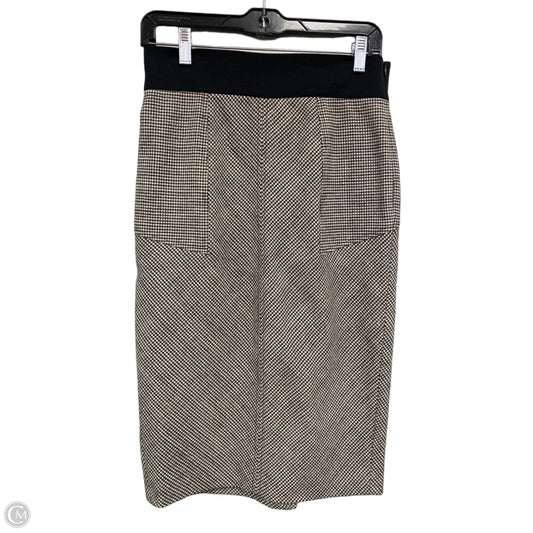 Skirt Designer By Diane Von Furstenberg In Black & Cream, Size: 6