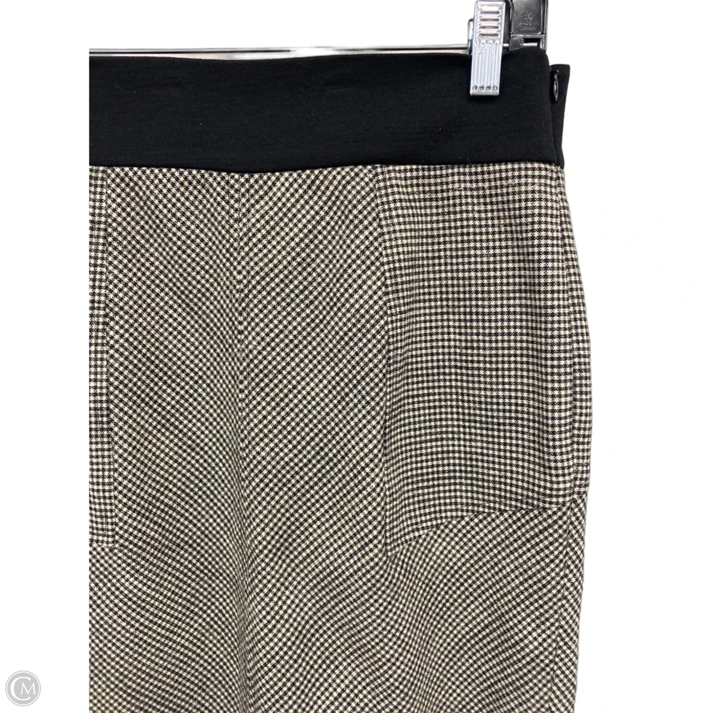 Skirt Designer By Diane Von Furstenberg In Black & Cream, Size: 6