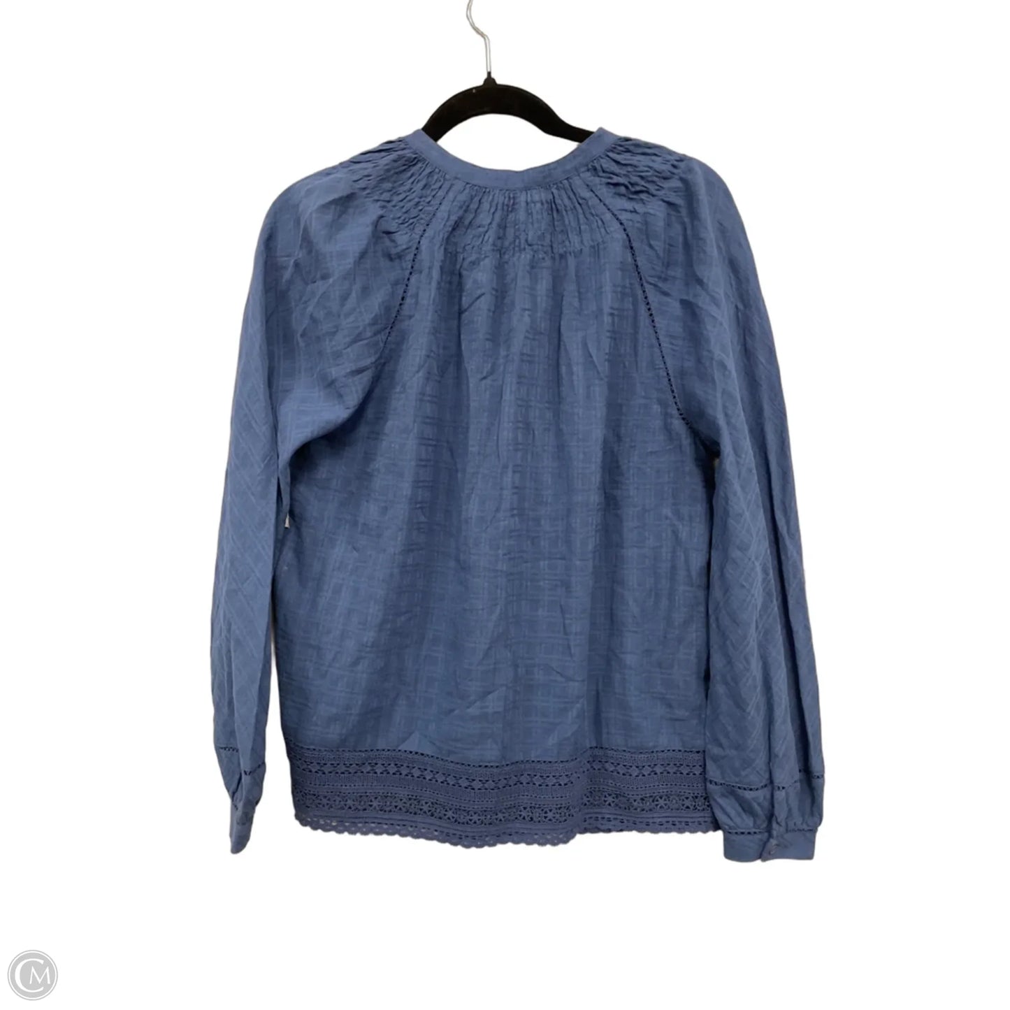 Top Long Sleeve By Point Sur In Blue, Size: Xs