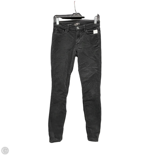 Pants Corduroy By Loft In Black, Size: 0