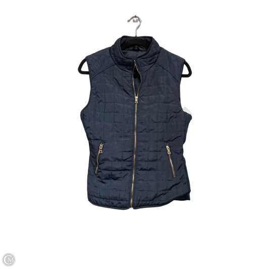 Vest Puffer & Quilted By Clothes Mentor In Navy, Size: M