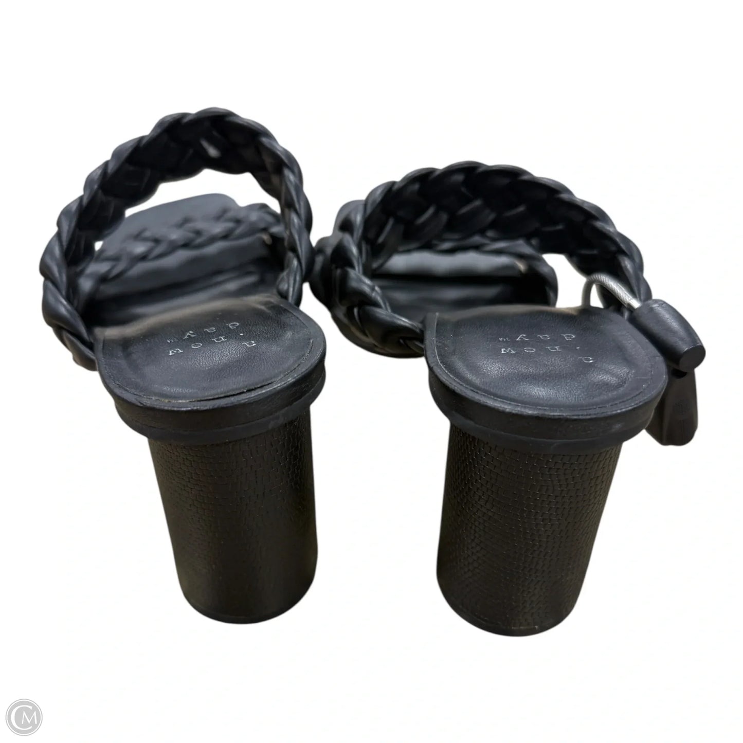 Sandals Heels Block By A New Day In Black, Size: 7.5