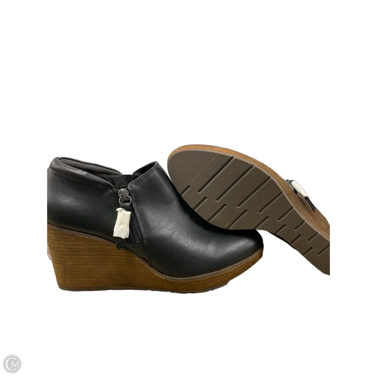 Boots Ankle Heels By Dr Scholls In Black, Size: 9.5
