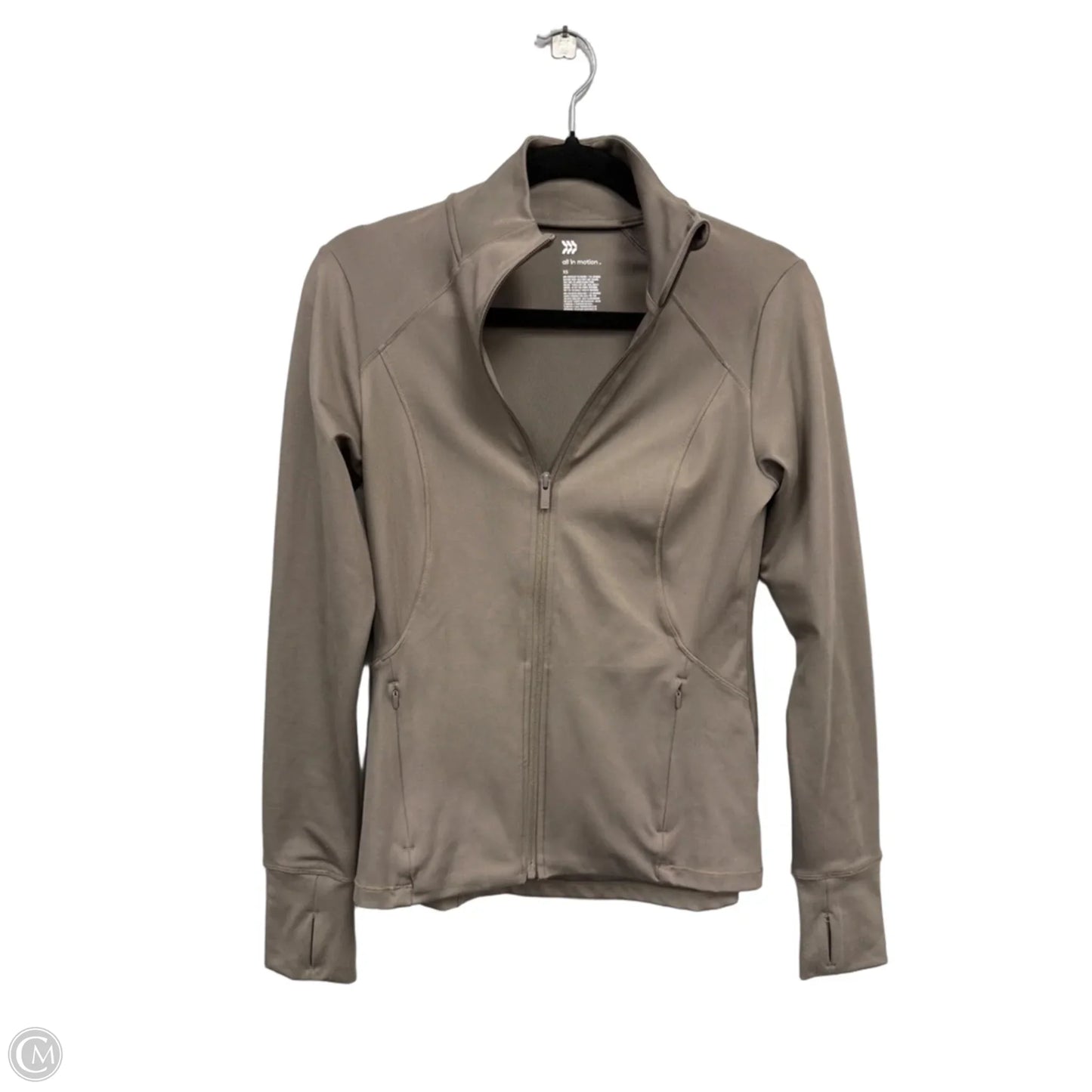 Athletic Jacket By All In Motion In Tan, Size: Xs