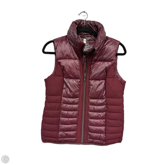 Vest Puffer & Quilted By Marc New York In Maroon, Size: Xs