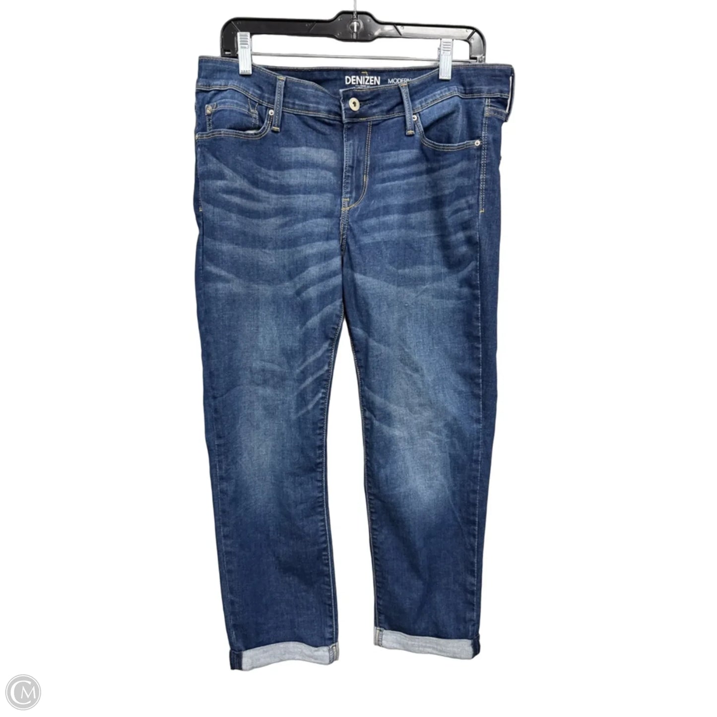Jeans Skinny By Levis In Blue, Size: 12