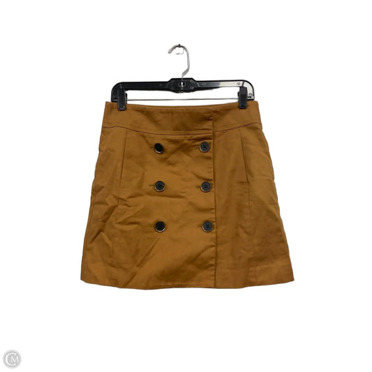 Skirt Mini & Short By Loft In Copper, Size: 6