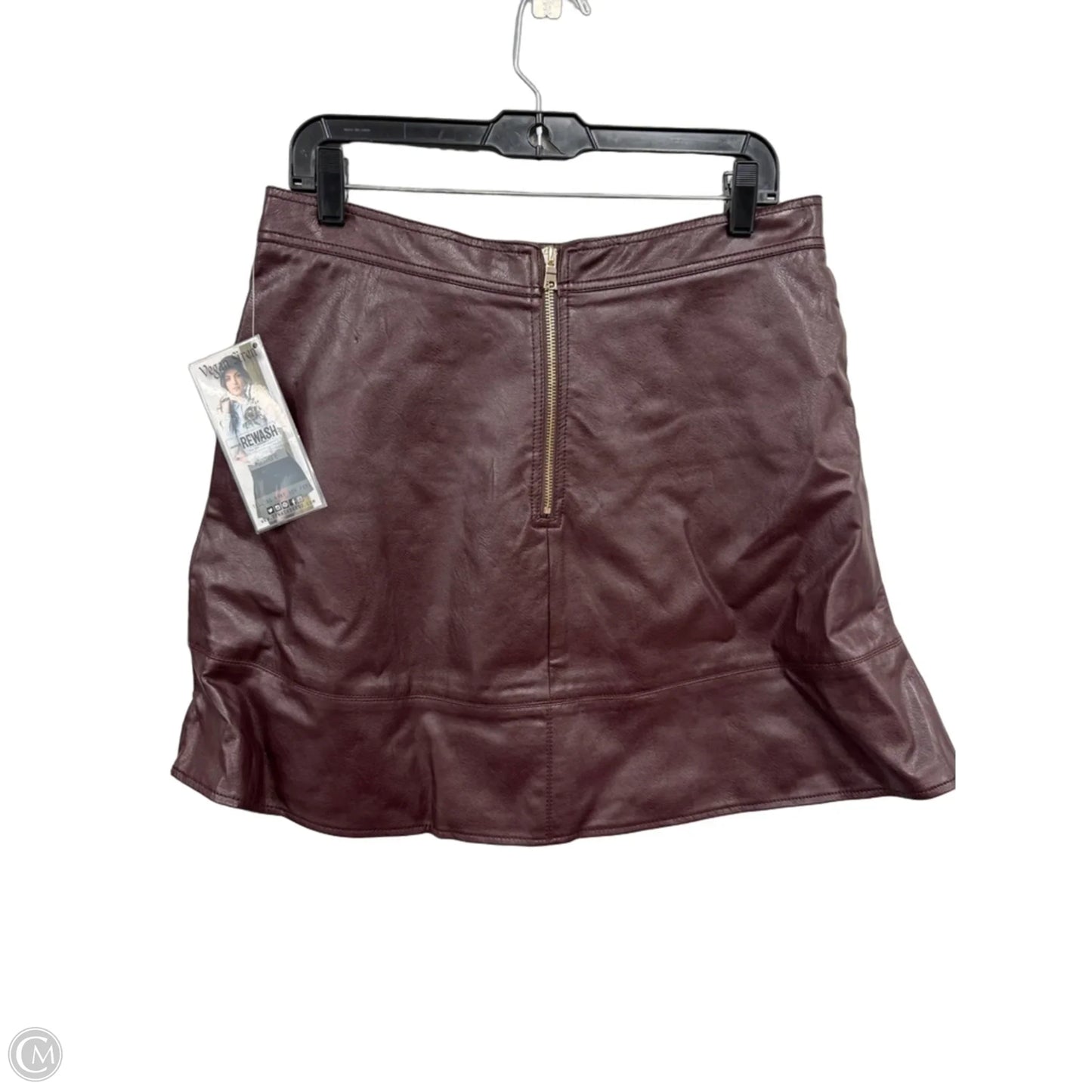 Skirt Mini & Short By Rewash In Maroon, Size: L