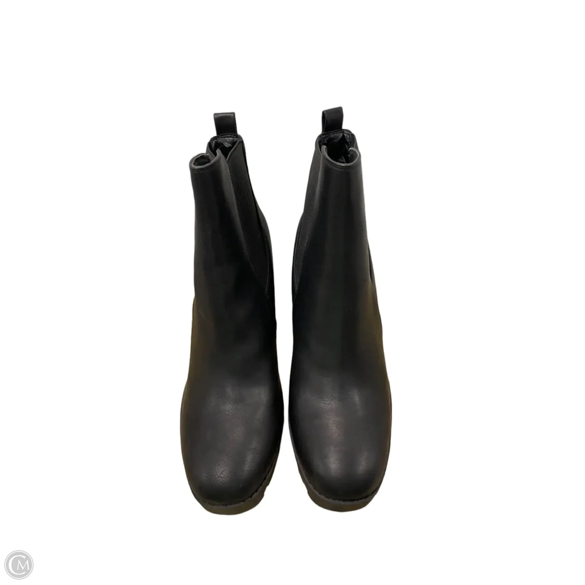 Boots Ankle Heels By Mia In Black, Size: 10