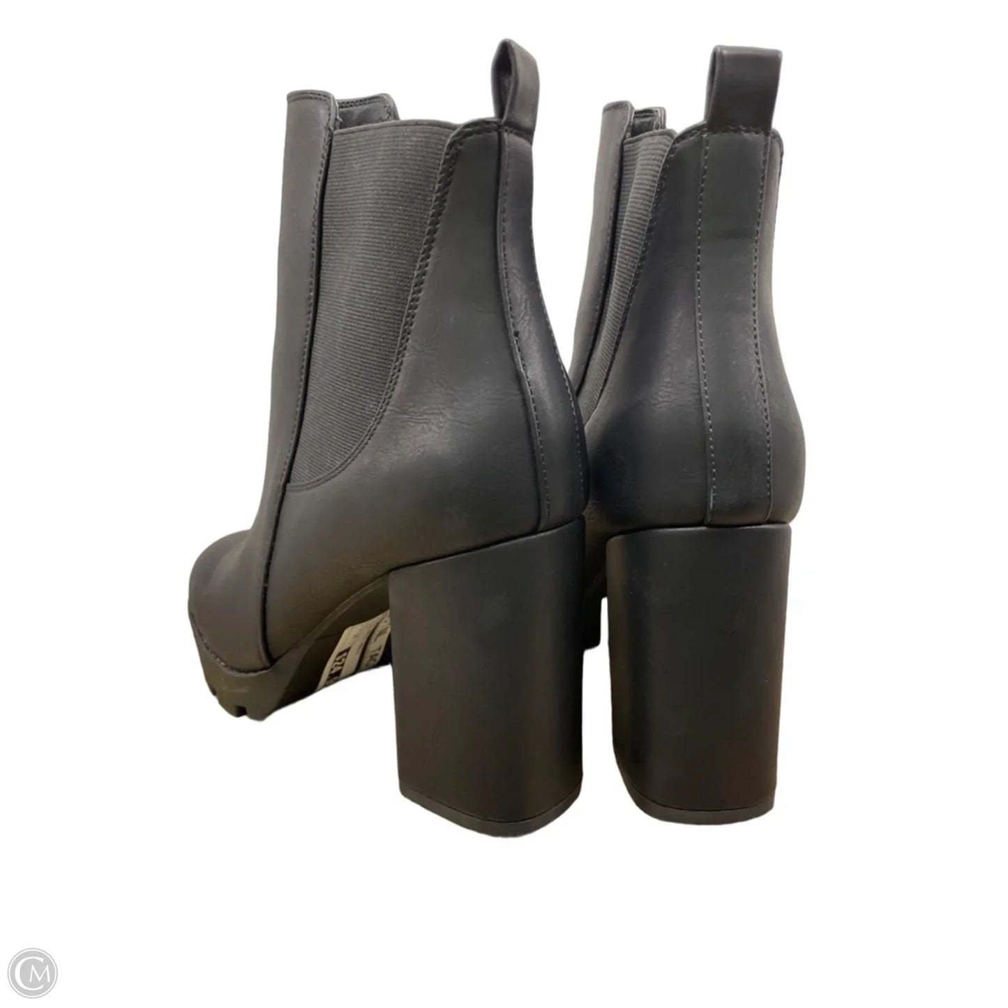 Boots Ankle Heels By Mia In Black, Size: 10