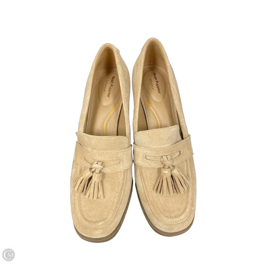Shoes Heels Block By Hush Puppies In Tan, Size: 7.5