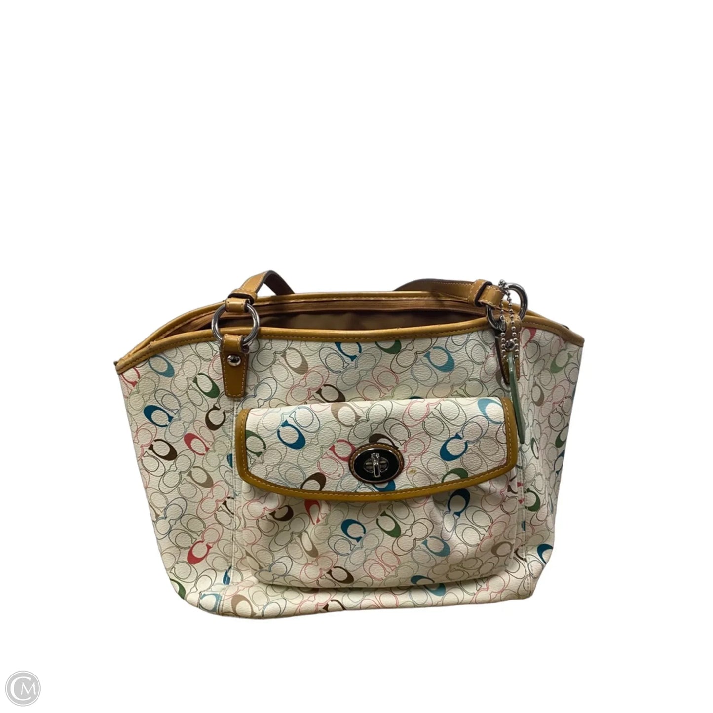 Tote Designer By Coach, Size: Medium